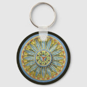 アンティーク建築用ロゼットNo. 2 キーホルダー (正面)