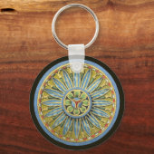 アンティーク建築用ロゼットNo. 2 キーホルダー (正面)