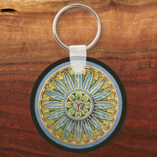 アンティーク建築用ロゼットNo. 2 キーホルダー (正面)