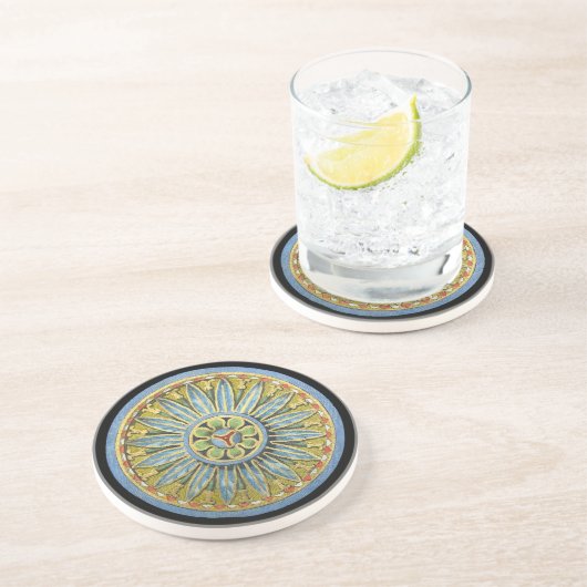 アンティーク建築用ロゼットNo. 2 コースター (側面)