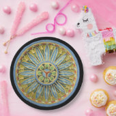 アンティーク建築用ロゼットNo. 2 ペーパープレート (パーティー)