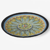 アンティーク建築用ロゼットNo. 2 ペーパープレート (アングル)