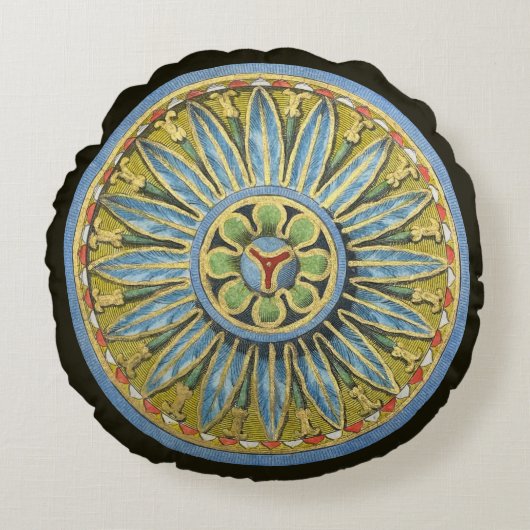 アンティーク建築用ロゼットNo. 2 ラウンドクッション (正面)