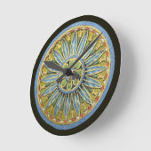 アンティーク建築用ロゼットNo. 2 ラウンド壁時計 (傾斜)