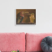 アンティーク彫刻の鳥 キャンバスプリント (インサイチュ (リビング))