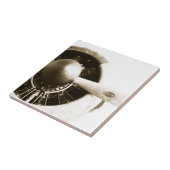 アンティーク戦闘機プロペラセラミックタイル タイル (側面)