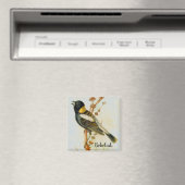 アンティーク手描きボボリンク鳥磁石 マグネット (インサイチュ (食洗機))