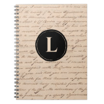 アンティーク手紙モノグラム作家の古書