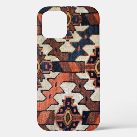 アンティーク手織オリエンタルカーペットクロスダイヤモンド Case-Mate iPhoneケース (裏面)