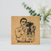 アンティーク撮影者(カメラ) カード (スタンド正面)