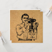 アンティーク撮影者(カメラ) カード (正面/裏面インサイチュ)