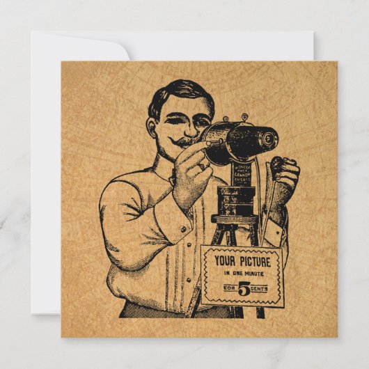 アンティーク撮影者(カメラ) カード (正面)