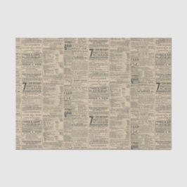 アンティーク新聞広告 薄葉紙