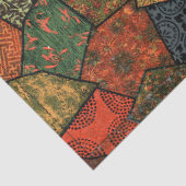 アンティーク日本のの花離れ，幾何フローラ 薄葉紙 (詳細)