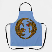 アンティーク日本のフォークアートタイガース エプロン (正面)