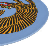 アンティーク日本のフォークアートタイガース カッティングボード (角)