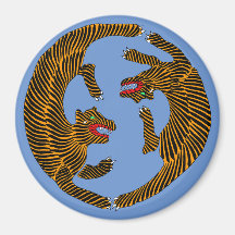 アンティーク日本のフォークアートタイガース