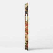 アンティーク日本のフラワーレッドグリーンブラックフローラ Case-Mate iPhoneケース (裏面 / 右)