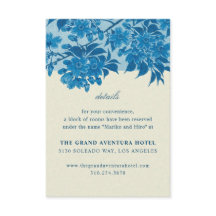 アンティーク日本のブルーさくらんぼブロッサム