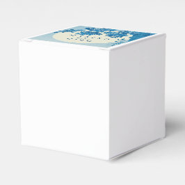 アンティーク日本のブルーさくらんぼブロッサム フェイバーボックス