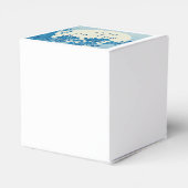 アンティーク日本のブルーさくらんぼブロッサム フェイバーボックス (裏面サイド)