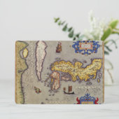 アンティーク日本の地図メルカトルとホンジウス (スタンド正面)