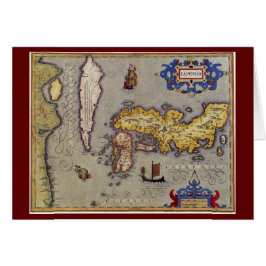 アンティーク日本の地図メルカトルとホンジウス