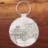 アンティーク日本の地図 | 1769 キーホルダー (正面)