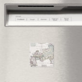 アンティーク日本の地図 | 1769 マグネット (インサイチュ (食洗機))