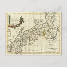 アンティーク日本の1785年地図