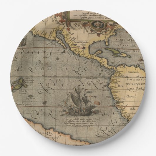 アンティーク旧マインスパイアップ(14)ラゲージタグ ペーパープレート (正面)