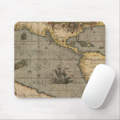 アンティーク旧マインスパイアップ(14)ラゲージタグ マウスパッド (マウス)