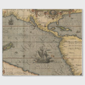 アンティーク旧マインスパイアップ(14)ラゲージタグ ラッピングペーパー (フラット)