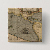 アンティーク旧マインスパイアップ(14)ラゲージタグ 缶バッジ (正面)