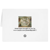 アンティーク旧世界地図アメリカ, 1597 (裏面横)