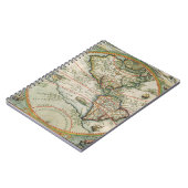 アンティーク旧世界地図アメリカ, 1597 ノートブック (左側)