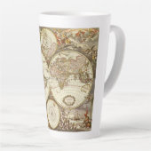 アンティーク旧世界地図Frederick de Wit, c.1680 カフェラテマグ (右アングル)