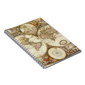 アンティーク旧世界地図Frederick de Wit, c.1680 ノートブック (右側)