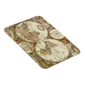 アンティーク旧世界地図Frederick de Wit, c.1680 マグネット (右側)