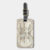 アンティーク旧世界地図Frederick de Wit, c.1680 ラゲッジタグ (正面縦)