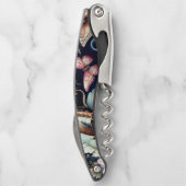 アンティーク春の花と蝶 ソムリエナイフ (裏面)