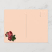 アンティーク時計のビジネス用新年ポストカード ポストカード (裏面)