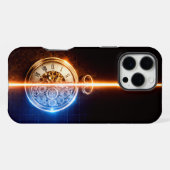 アンティーク時計の設計図 iPhoneケース (裏面横)