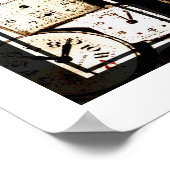 アンティーク時計トリプチポスター ポスター (角)