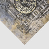 アンティーク時計塔 |ヴィンテージステームパンクデコページ 薄葉紙 (詳細)