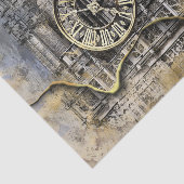 アンティーク時計塔 | Steampunk Ripped Decopage 薄葉紙 (詳細)