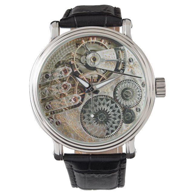 アンティーク時計機構 腕時計 (正面)