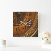 アンティーク時計 スクエア壁時計 (ホーム)