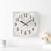アンティーク時計 スクエア壁時計 (ホーム)