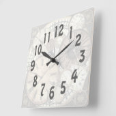 アンティーク時計 スクエア壁時計 (傾斜)